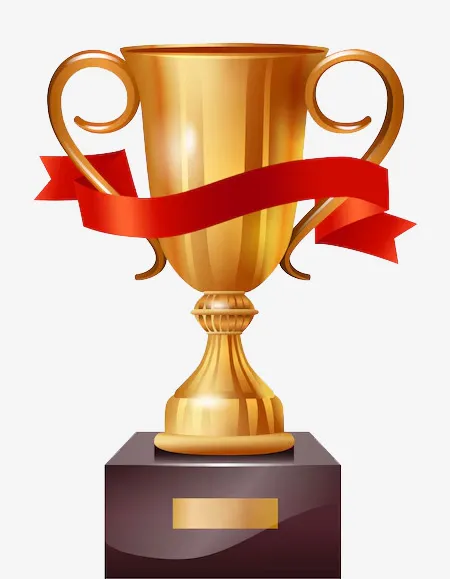 Trophy of commitment to superior standards